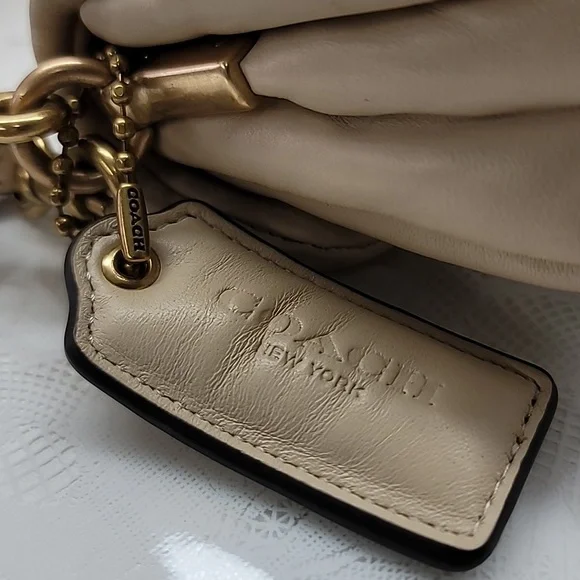 Coach Pillow Tabby Shoulder Crossbody Bag In Soft Cream - Picture 4 of 13